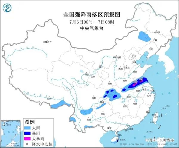 暴雨+强对流预警来了 陕西局地有雷暴大风冰雹及短时强降水天气