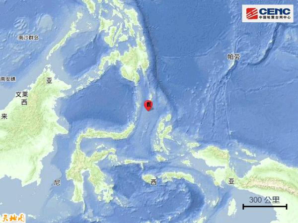 印尼马鲁古海发生6.0级地震
