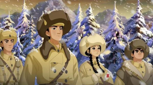 大型动画系列片《林海雪原》在总台热播