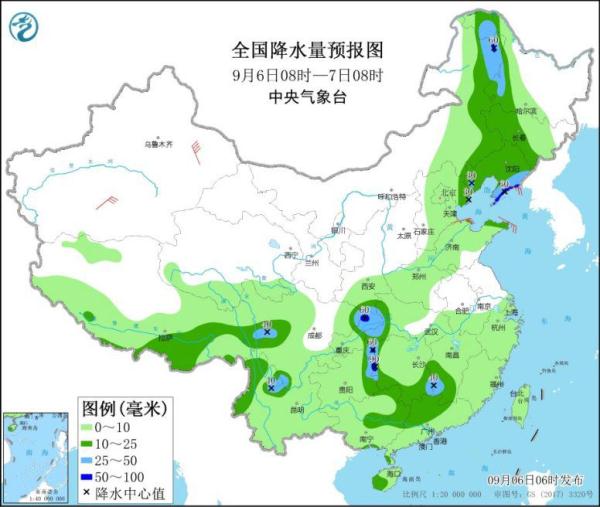 华北东北地区降水降温 北京西部等地局地有暴雨