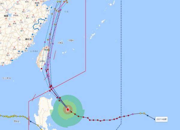 温州台风网络径图图片