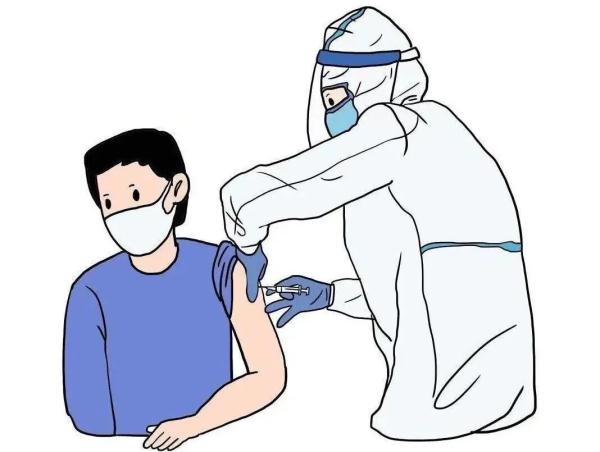 接种新冠疫苗简笔画图片