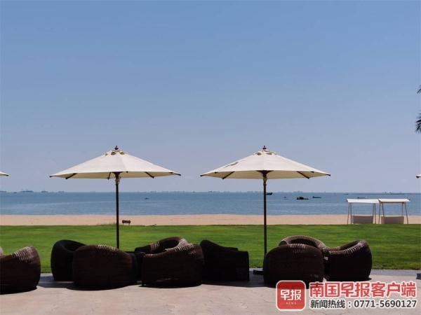 国庆广西海边游迎高潮 北海银滩景区实施部分开放