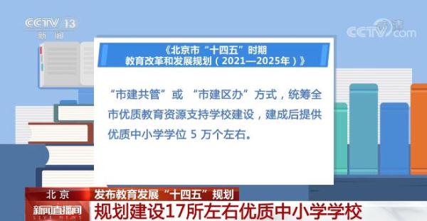 北京未来五年在教育领域将有哪些变化和举措？重点来了！