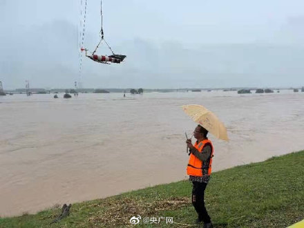 暴雨导致渭河陕西境内形成3号洪水