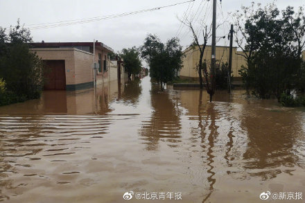 受持續強降雨影響,山西省內37條河流發生洪水,高速公路,國省幹線