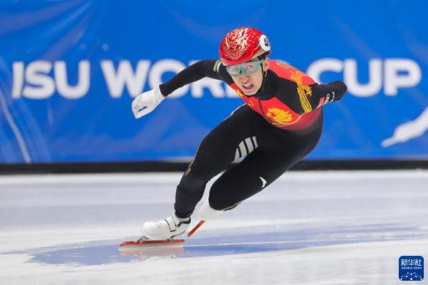 短道速滑世界杯多德雷赫特站武大靖夺得男子500米冠军