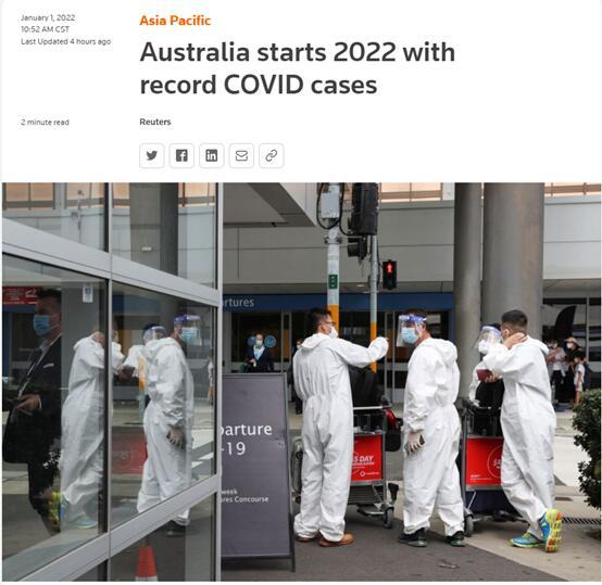 澳大利亚各州新冠疫情图片