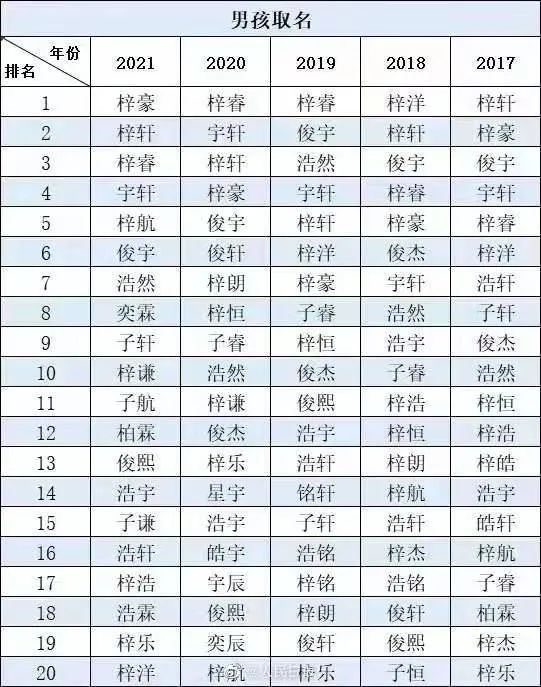 2022年生宝宝取啥名？有多少人和你重名？快来查询！