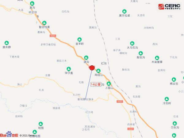青海海北州门源县半小时内发生四次地震！最大震级6.9级