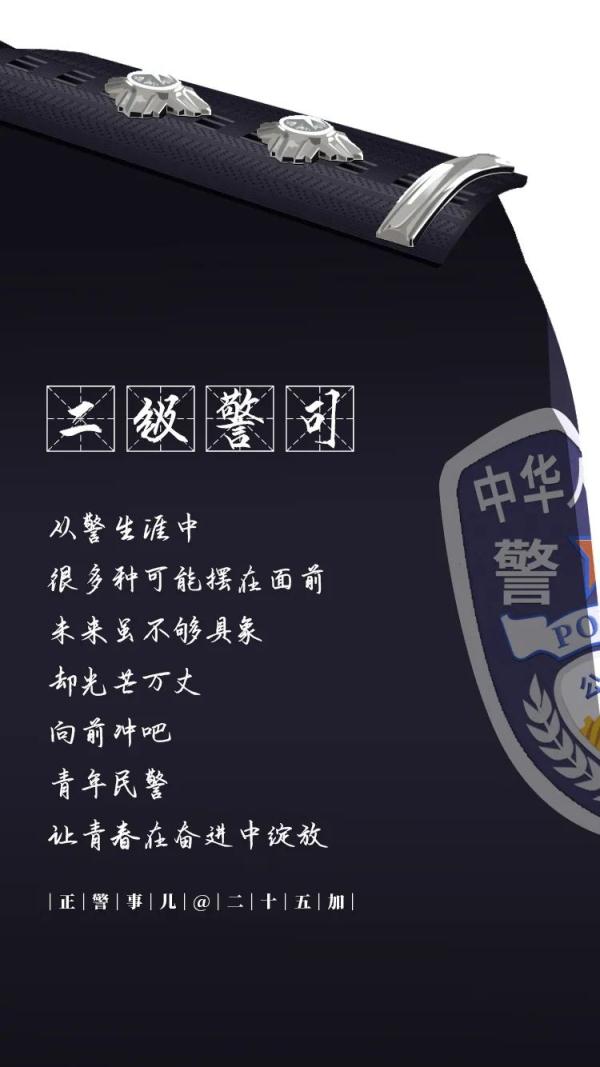 【警察节特刊】这些警衔，你戴到哪个了？