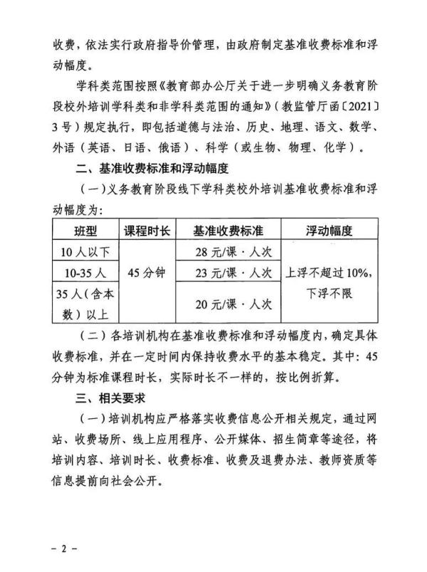 关停548家，南昌市教育局最新通报！还有一设区市明确校外培训收费标准！
