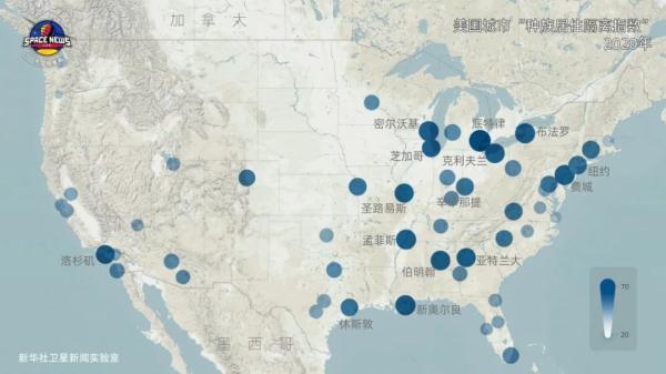 卫星调查：美国城市陷入分裂