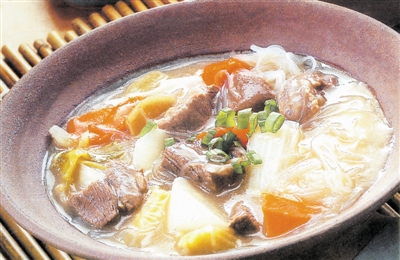 羊肉粉丝煲