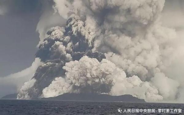 汤加海底火山喷发，到底有多可怕？