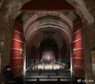 我国唯一一座建在地表之上的皇陵王建墓 成都永陵地宫重新开放！