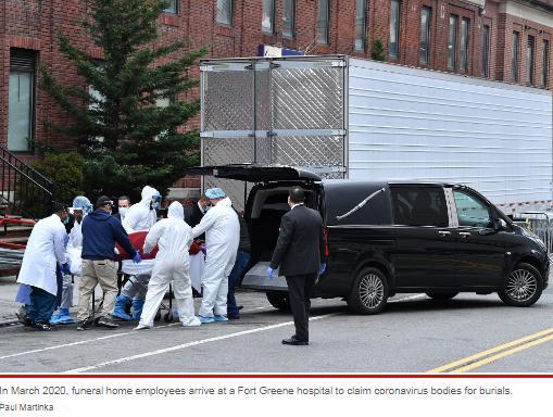 医院“尸满为患”！纽约新冠死亡病例激增，遗体火化要等7天