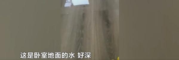 业主新房被粪水侵泡，她边哭边舀水，开发商留下一句话
