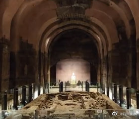 我国唯一一座建在地表之上的皇陵王建墓 成都永陵地宫重新开放！