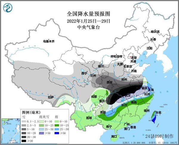 明天起新一轮大范围低温雨雪天气来袭河南湖北安徽等8省有强降雪