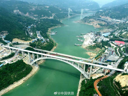 郑渝高铁万州北至巫山段进入联调联试阶段