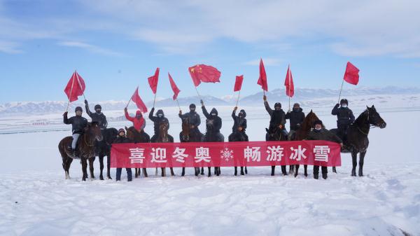 新疆昭蘇天馬踏雪迎冬奧