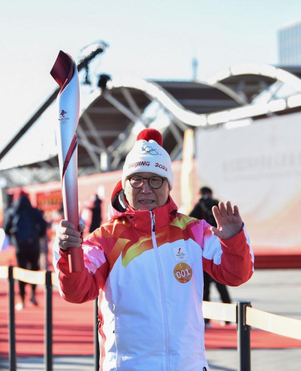 北京冬奧會北京冬奧會火炬在奧森公園傳遞