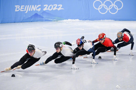 短道速滑男子1000米比賽高清大圖來了