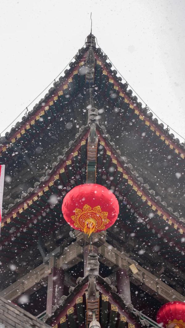一场春雪，定格“醉美”长安