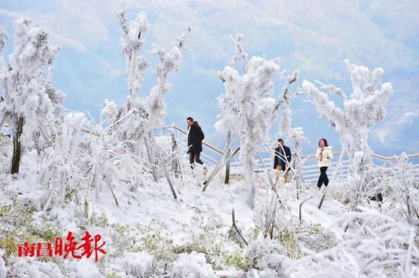刚刚！南昌下雪了！
