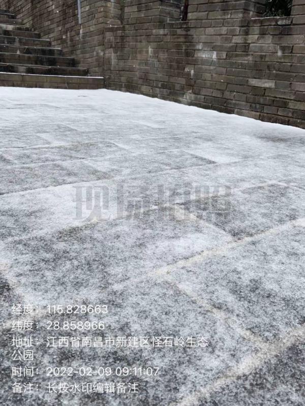 刚刚！南昌下雪了！