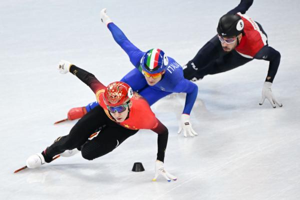 北京冬奧會短道速滑男子500米預賽中國三將全部晉級