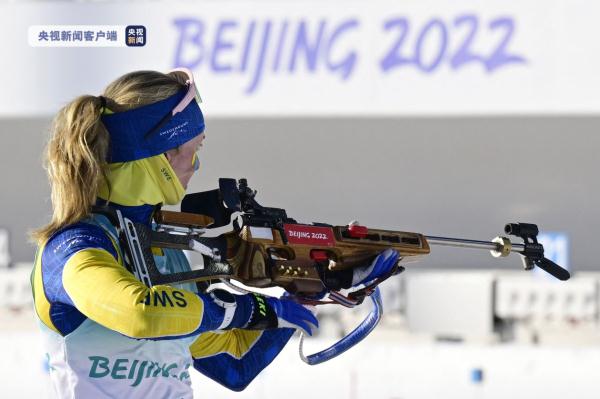 瑞典队夺得冬季两项女子46公里接力金牌