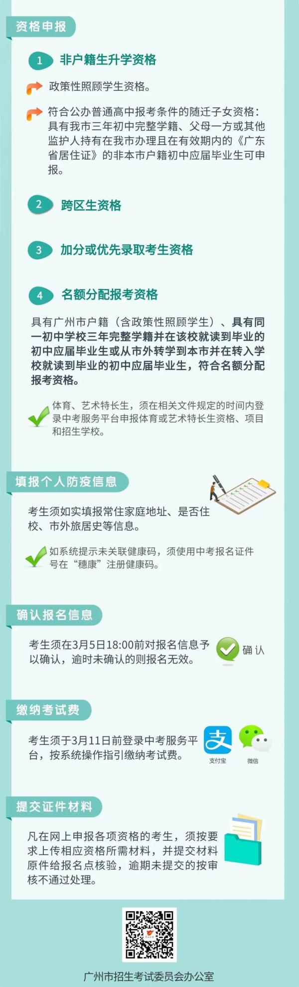 2022年广州中考报名时间定了！