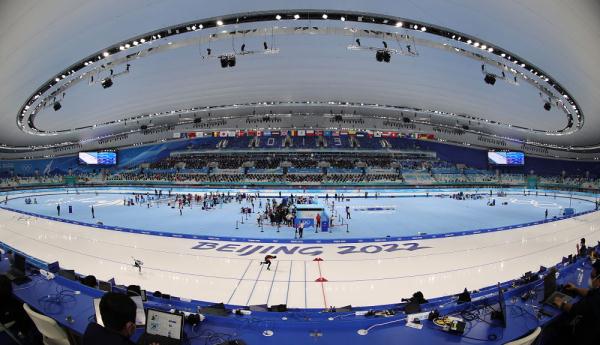 北京冬奥会｜李奇时、殷琦、金京珠分列速滑女子1000米第14、第15、第22位