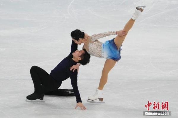 中国双人滑组合隋文静/韩聪“金桥”摘金 中国双人滑组合隋文静/韩聪“金桥”摘金
