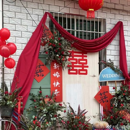 好浪漫！农村婚宴可以多用心