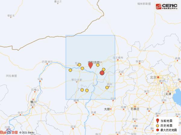 内蒙古呼和浩特市土默特左旗发生3.1级地震