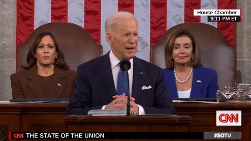 任内首次国情咨文演讲，美国总统拜登讲了啥？