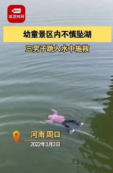 1岁宝宝坠湖昏迷危急时刻男子跳入水中急救