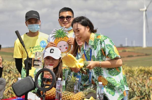 广东 “菠萝的海”千人直播带货 助力农民增收致富