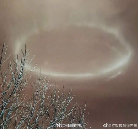 北京夜空中的神秘光圈是什么？真相来了！