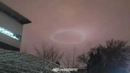 北京夜空中的神秘光圈是什么？真相来了！
