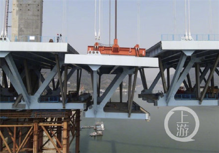 重庆郭家沱长江大桥合龙！是国内最大跨度公轨两用悬索桥