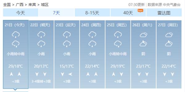 雷阵雨“出没”！广西22-23日降雨又降温
