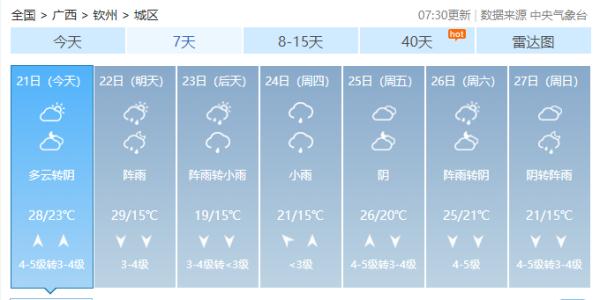 雷阵雨“出没”！广西22-23日降雨又降温