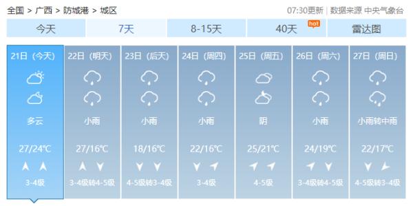 雷阵雨“出没”！广西22-23日降雨又降温
