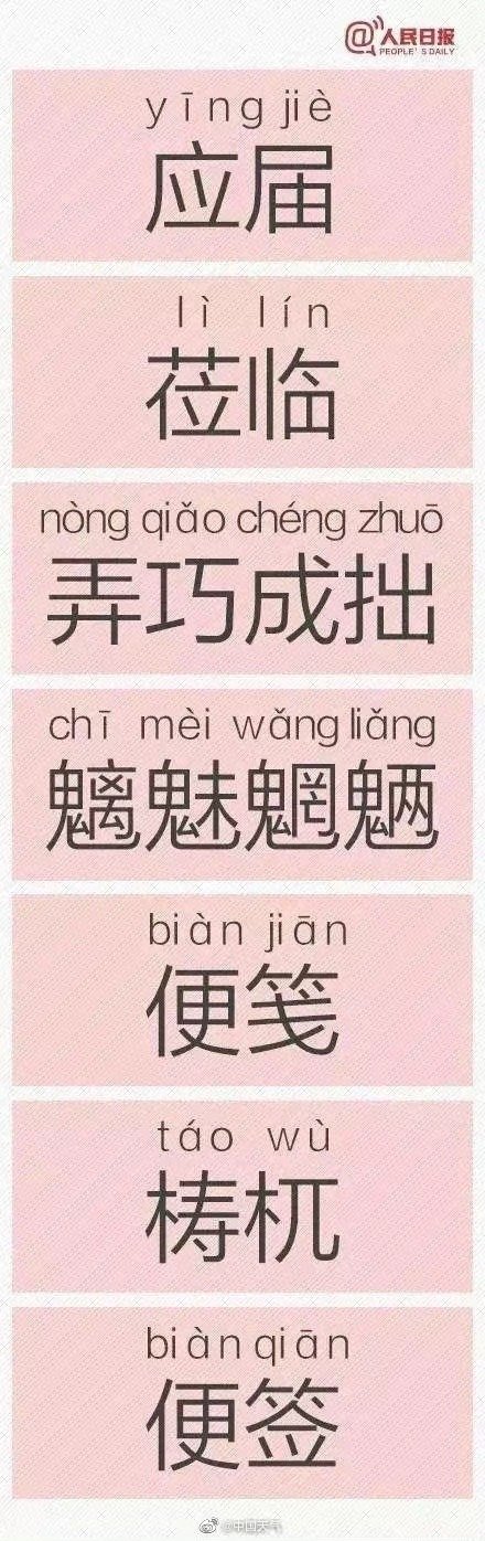原来这些字的正确读音是这样