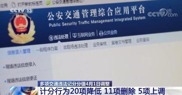 道路交通安全违法行为记分管理办法4月调整 都有哪些变化?详解来了! 道路交通安全违法行为记分管理办法4月调整 都有哪些变化?详解来了!
