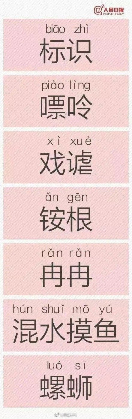 原来这些字的正确读音是这样